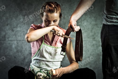 Preview: Because soup was too salty, domestic abuse concept