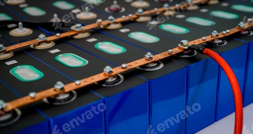Preview: Electric vehicle lithium NMC battery. Electric car battery. Lithium-ion cell pack. Lithium NMC