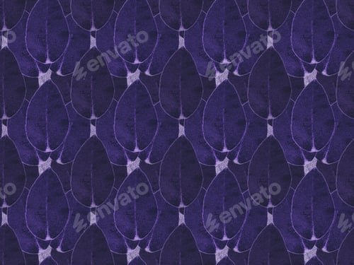 Preview: pattern background with purple dark floral leaves