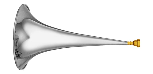 Preview: Musical Metal Pipe isolated on white