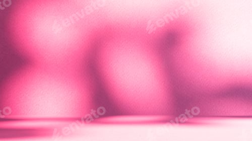 Preview: Pink Studio Background,Pattern Texture Abstract Overlay Sun Light with Shadow Leaves