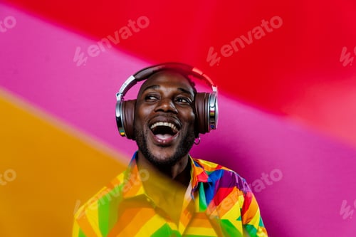 Preview: Artistic portrait with gel lights