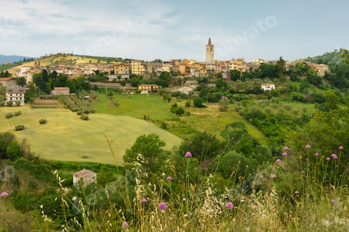 Preview: Country landscape near Appignano del Tronto, Marche, Italy