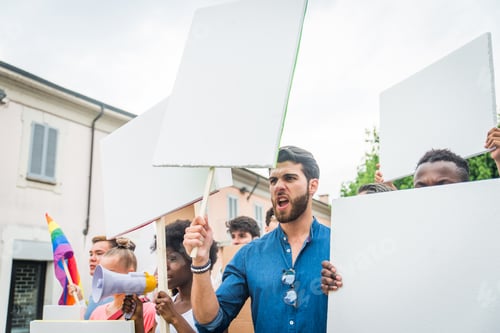Preview: Activists demonstrating against social issues