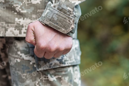 Preview: Armed Forces of Ukraine. Ukrainian soldier. Military uniform.