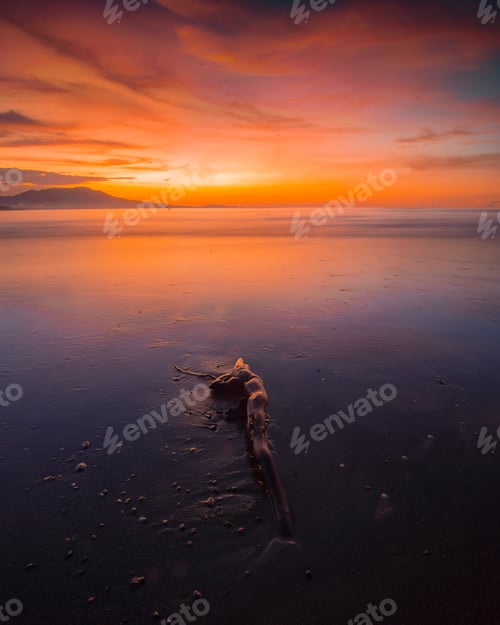 Preview: Beach during sunset