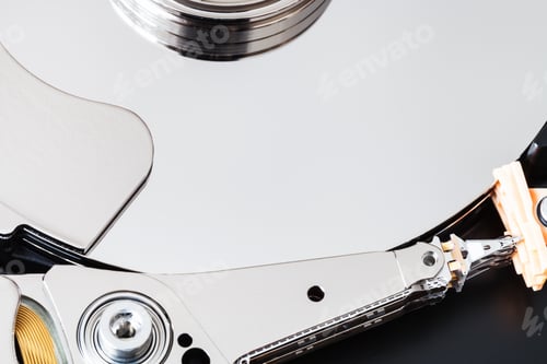 Preview: surface of internal 3.5-inch sata hard disk drive