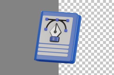 Preview: Graphic Design Book 3D Icon