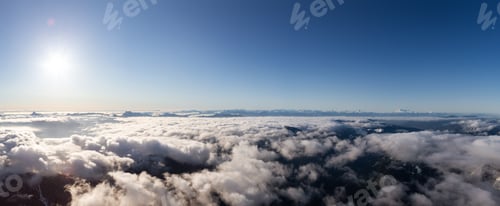 Preview: Aerial View of Remote Canadian Mountain Landscape