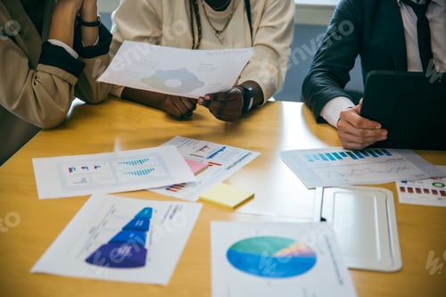 Preview: professional businessman person team group meeting to discussion in strategy work