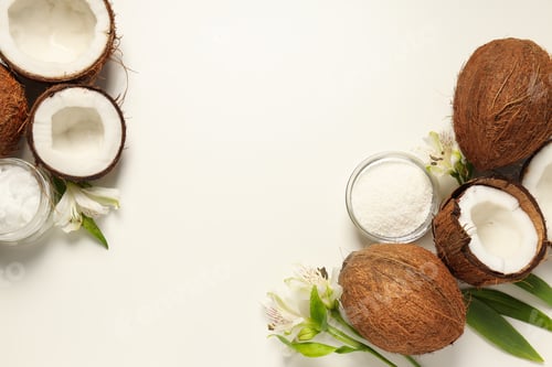 Preview: Product for beauty procedures, skin and body care - coconut oil