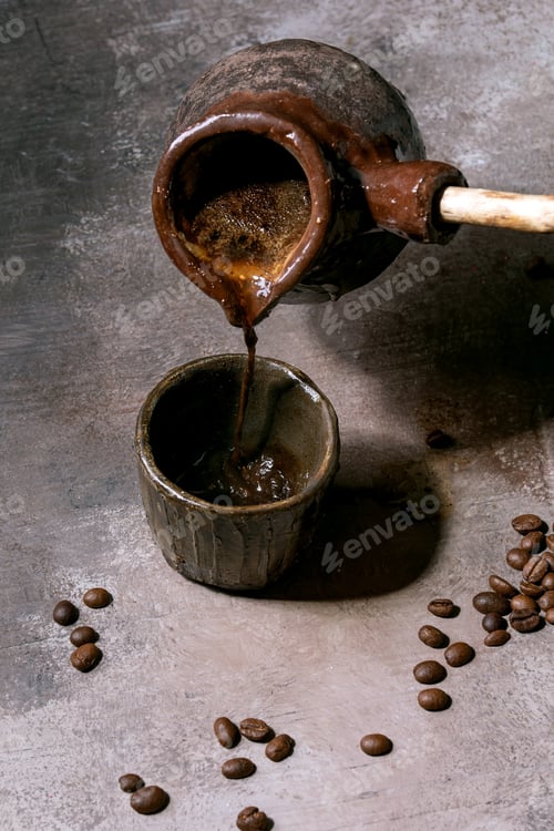Preview: Black turkish coffee