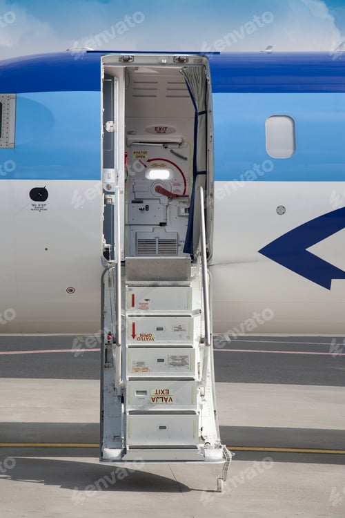 Preview: Open Airplane Stairs