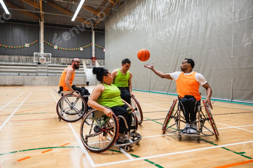 Preview: Adaptive basketball players enjoying an inclusive game