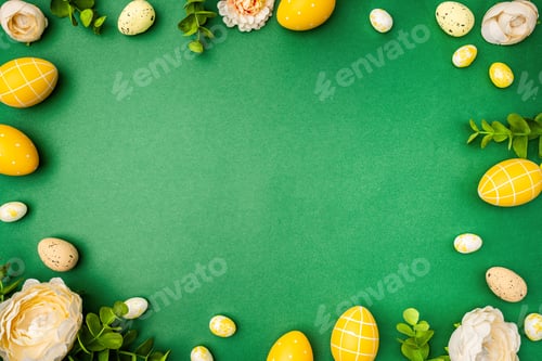 Preview: Happy Easter concept with easter eggs