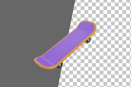 Preview: Skateboarding 3D Icon
