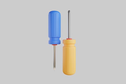 Preview: Colorful screwdrivers pair