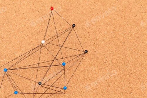 Preview: pins connected creating a network