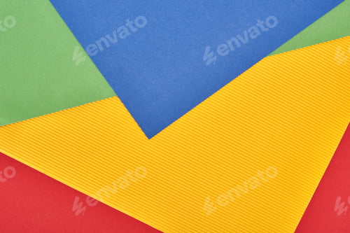 Preview: blue, yellow, red and green background texture
