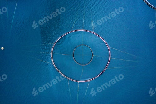 Preview: Salmon Fish cage aerial 1