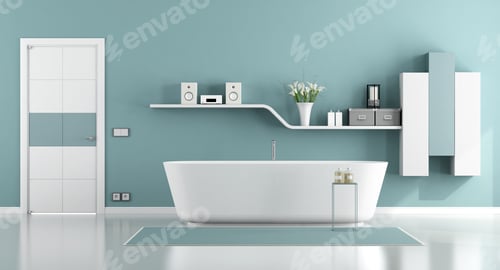 Preview: Blue moder bathroom