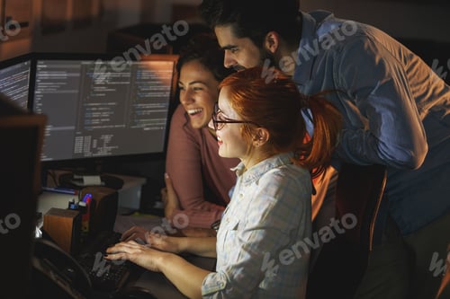 Preview: Programmers work late at night
