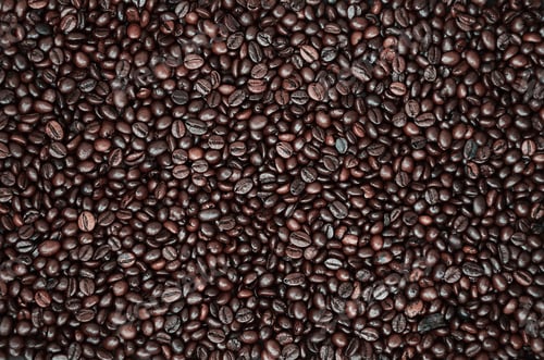 Preview: Background texture of a huge number of fragrant and fresh brown roasted coffee grains