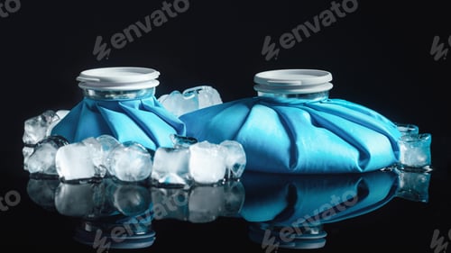 Preview: Cold Therapy Bags on Black Background