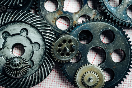 Preview: Gears from an old industrial machine