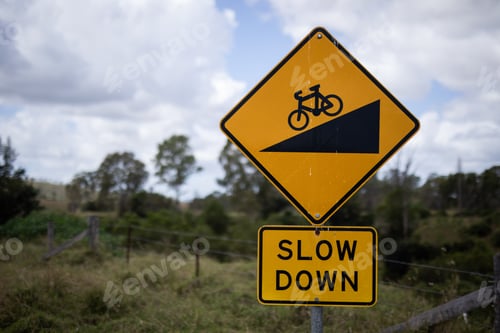 Preview: Slow down sign