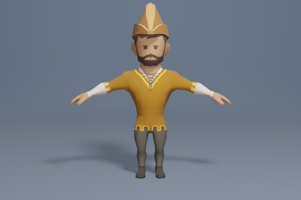 Medieval character servant 4