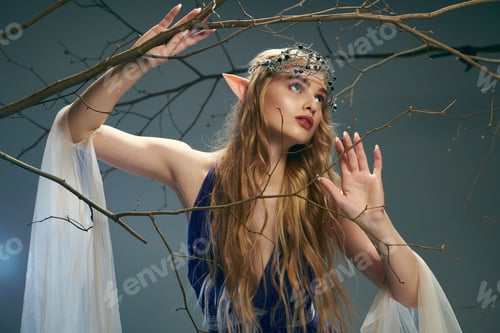 Preview: The enchanted blue dress