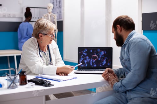 Preview: Man consults doctor on virus diagnosis