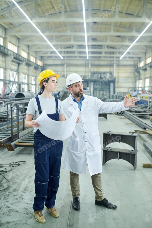 Preview: Mature Engineer at Factory