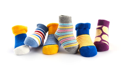 Preview: World Down syndrome day background. Rock you socks day.