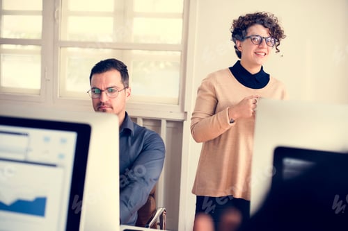 Preview: diverse business people working