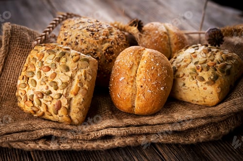 Preview: Various types of bread