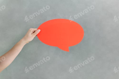 Preview: Red Text Bubble