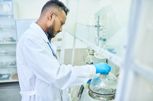 Preview: Middle-Eastern Scientist in Laboratory