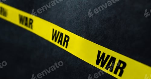 Preview: Tape with war text