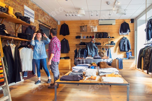 Preview: Friends choosing clothes in store