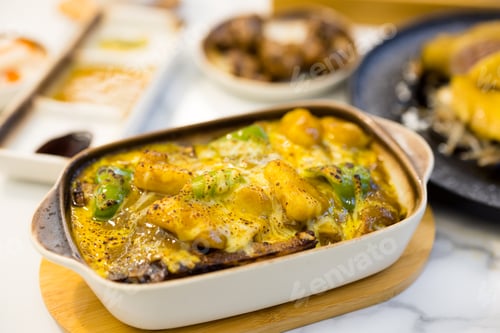 Preview: Baked chicken and potato rice