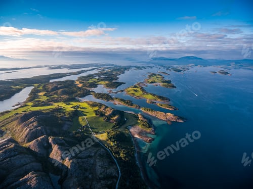 Preview: Beautiful Nature Norway aerial photography.