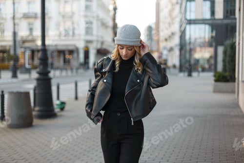 Preview: Beautiful young fashion woman