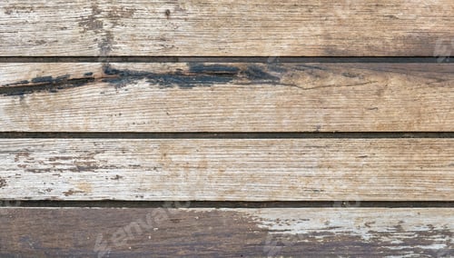 Preview: Rustic Wooden Planks Showing Weathered Texture and Grain