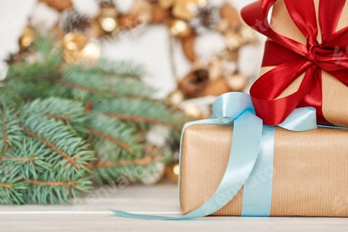 Preview: Beautiful Christmas Gifts and Decorations with Fir Branch