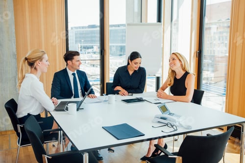 Preview: Business meeting in conference room