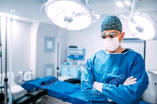 Preview: Surgeon life details - Male doctor working in hospital