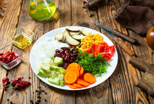 Preview: fresh vegetables