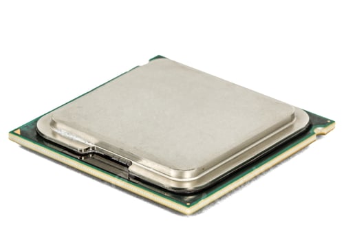 Preview: Computer processor, multicore CPU, isolated on white background